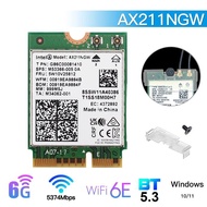 Wifi 6E Card Wireless 6 Intel Ax211 Bt 5.3 Ngff Cnvi Ax211Ngw M.2