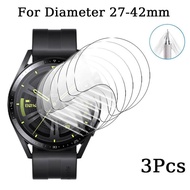 3Pcs Universal HD Soft Hydrogel Film For Diameter 42mm 41mm 40mm 39mm 38mm 37mm 36mm 35mm Round Smar