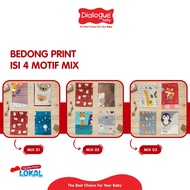 Dialogue Baby Swaddle Print Contains 4 Mixed Motifs DBM0001 DBM0002 DBM0003