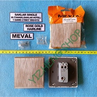 SINGLE IB SWITCH (TANAM) (HOTEL SWITCH) 1 GANG 2 WAY SS2-G12 MEVAL