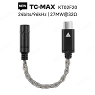 QKZ CX31993 USB Type C to 3.5mm HiFi DAC Earphone Amplifier USB C Audio Decoder AMP Adapter CX31993/