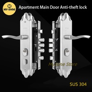 Myzone door knobs for main door set steel door lock set door knobs heavy duty double lock for main