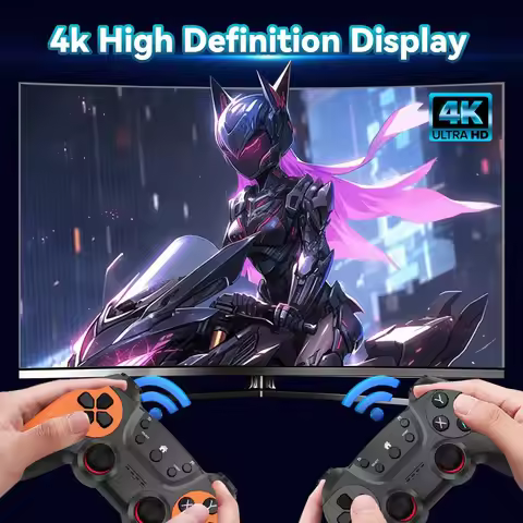 X2Pro TV Game Stick 4K HD Video Handle Game Console 40K/50K Games 64g/128g for PSP Retro Arcade Game