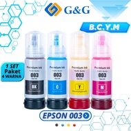 EPSON 003 INK (1SET) FOR PRINTER SERIES L1110.L3110.L3116.L3150.L3156.L5190.L3210.L5290.L3256.L1210.