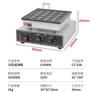 Commercial popular small waffle maker, dorayaki maker, round waffle maker, mini burger maker, stall 