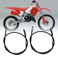 Motorcycle Clutch Cable  Black 1100mm 43.3in Dirt Bike 2PCS for 110ml To 250ml