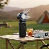 Turbo Cooling Handheld Fan 6000mAh, 199-Speed, Rechargeable, Foldable, Portable, Model A23 Turbo Coo