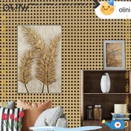 OLINI Wall Sticker, Self-adhesive PVC Wallpaper, Rattan Removable Waterproof Furniture Renovation St
