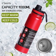 aqua flask Tumbler Hot and Cold Large Capacity Thermos Tumbler Outdoor Sports Bottle Stainless Steel