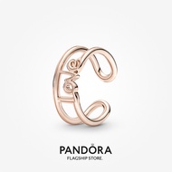 Pandora ME 14K Rose Gold Plated Love Open Ring