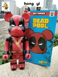 400%bearbrick Avengers Deadpool Dolls Handle Models 28cm AG505 FG2353