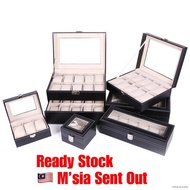 ☃[ Ready Stock ]🇲🇾 Watch Box display Case Premium Quality 2 Slot/3 Slot/6 Slot/10 Slot/12 Slot