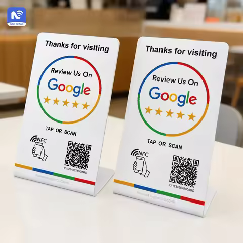 nfc google qr code stand 13.56Mhz Programmable review google nfc and qr Card NFC station table Compa