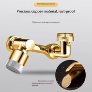 Universal Faucet Extender 1080° Faucet Aerator Golden Washbasin Extender Filter Splash Rotating Adap