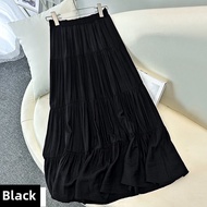 MEITESIJIAONU | Apricot Color A-line Skirt