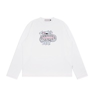 ABOVE AND OVER - BUDDY WHITE LONGSLEVE T-SHIRT