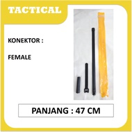 Antena Tactical Dualband, Antenna Ht Tactica Baofeng Vhf Uhf terbaik paling bagus outdoor sma female