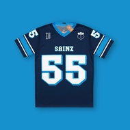 Carlos Sainz Williams F1 Football Jersey, F1 Clothing, Williams F1 Tshirt, F1 Merch, F1 Gift, Formul