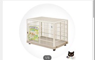 日本Iris 660樹脂單層貓籠狗籠（帶滾輪）