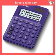 Casio Colorful Calculator Purple 10-Digit Mini Just Type MW-C8C-PL-N