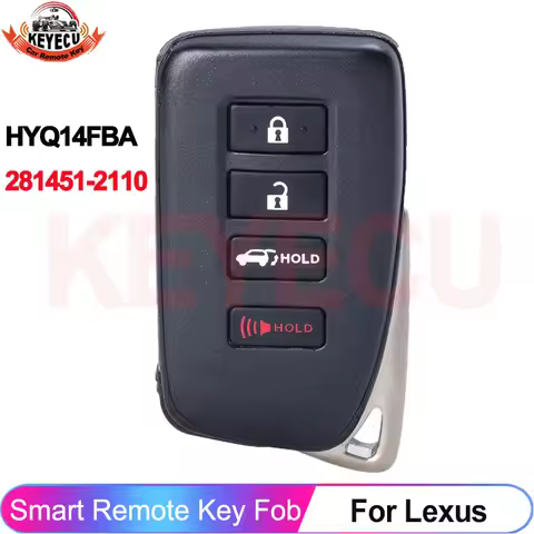 KEYECU FCC ID: HYQ14FBA 281451-2110 For Lexus LX570 NX200t NX300 NX300h 2015 2016 2017 2018 2019 202