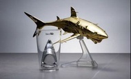 空山基 sorayama /  限量 金色 “ Shark “ 機械 鯊魚 雕塑 Art toy