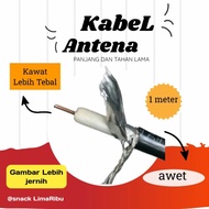 kawat antena tv kabel+cabel antena televisi digital+cable analog tebal