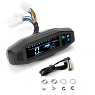 Universal LCD Digital Motorcycle Meter Speedometer Digital Odo-meter Electric Motor Bike Tachometer 