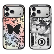Insert Name Here Butterfly Dollar Matte Black Phone Case for iPhone 17 16 15 14 13 Pro Max, Hard Cas