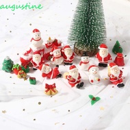 AUGUSTINE Christmas Ornaments Miniature For Fairy Garden Dollhouse Landscape Garden Decor Crafts 1 P