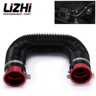 76mm / 3 inch Universal Flexible Car Engine Cold Air Intake Hose Inlet Ducting Feed Tube Pipe With C