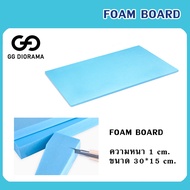 XPS Foam Board Thickness 1cm./1.5cm. Size W*L 30*15cm.