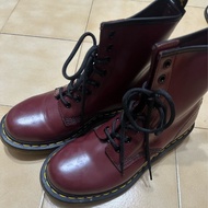 Dr.Martens 1460 8孔馬丁靴 酒紅