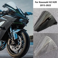 For Kawasaki H2 H2R Motorcycle Windshield Windscreen Double Bubble H2 H2R 2015- 2022 Front Windshiel