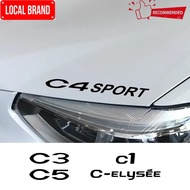 4 pieces Reflective vinyl sticker accessories car body stickers for Citroen Picasso Aircross C1 C2 C