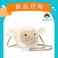 Jellycat毛茸茸小羊斜背包