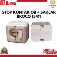 Electrical Socket Outlet and Single Switch Outbow Cream 15411