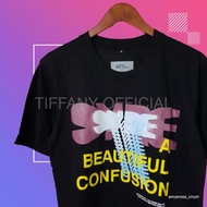 KAOS COWOK COTTON BERKUALITAS KAOS TSHIRT SYRE A BEAUTIFUL CONFUSION