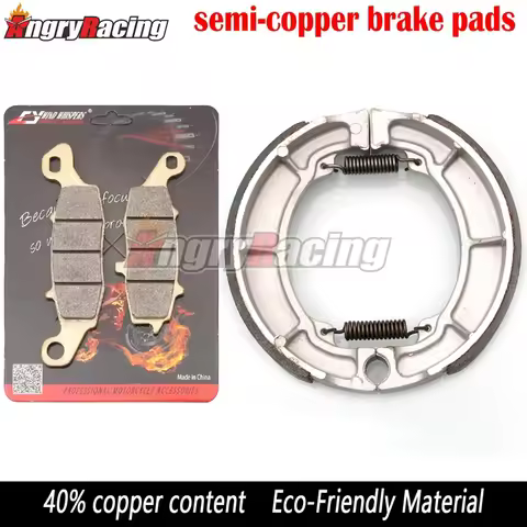 Motorcycle Front Brake Pads Rear Shoes For KAWASAKI ER-5 ER 500 C1-C5P 2001 2002 2003 2004 2005 2006