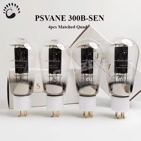 PSVANE 300B-SEN Vacuum Tube Direct Replacement for 300B WE300B E-300B 300B-TII 300B-G Matched Pair/ 