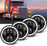 5 3/4" 5.75 Car LED Headlights with High Low Beam Amber turn signal White DRL, Motorcycle H4 5 3/4 l