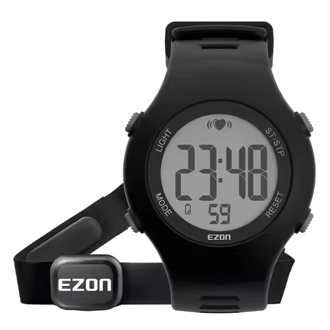 Heart Rate Monitor Running Sports Watch with Chest Strap Exercise Heart Rate Monitor chronograph Ala