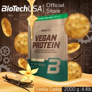 BioTechUSA Vegan Protein วีแกนโปรตีน 2000g-รสวานิลลา คุกกี้ (โปรตีนถั่ว,โปรตีนข้าว, โปรตีนพืช โปรตีน