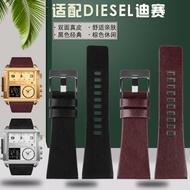 Suitable For diesel Disel DZ7395/DZ4323/DZ4318 Seven Friday Five Dials Genuine Leather Strap