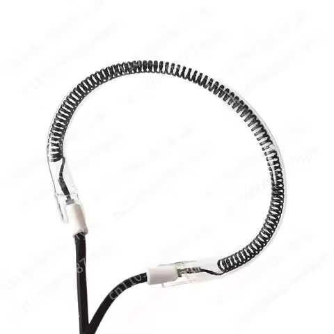 Air fryer heating tube Light wave furnace Round heater Barbecue furnace Heating tube Universal halog