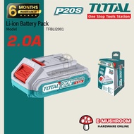 Total TFBLI20011 Lithium-Ion 20V (2.0Ah) Battery Power Tool Battery