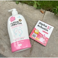 [ PRECIOUS SKIN ] ALPHA ARBUTIN BODY LOTION AND ALPHA ARBUTIN WHITENING Blister THAILAND