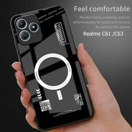 HP Softcase Glass Glitter For Realme C61 C63 - Casing Realme C61 C63hp - Protector Seliconhp -K14