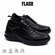 FLASCO BIMA - Men's Black Sneakers | Comfortable & Soft Men's Casual Shoes
