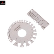 0-36 Round AWG SWG Wire Gauge Thiness Ruler Gauge Diameter Stainless Steel Measurer Tool Welding Ins